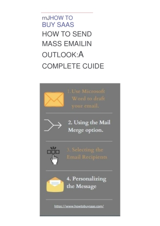 MASS EMAIL IN OUTLOOK