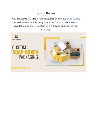 Soap Boxes