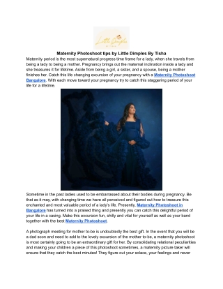 Maternity Photoshoot tips by Little Dimples By Tisha