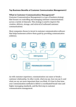 Top Business Benefits of Customer Communication Management-2