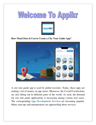 Various Types of City Tour Guide App Users