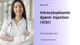 Intracytoplasmic Sperm Injection (ICSI) treatment in Chandigarh