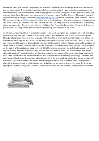 Chilisleep Cube Cooling Sleep System Regulates Your Bed ...