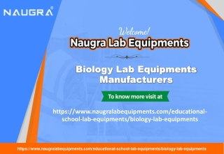 Biology Lab Equipments Manufacturers