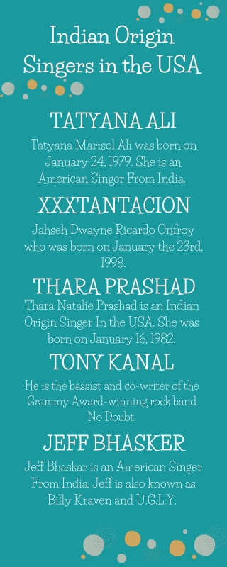 Indian Origin Singers in USA - Navi Nav Info