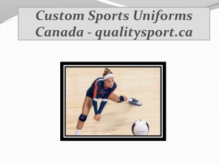 Custom Sports Uniforms Canada - qualitysport.ca