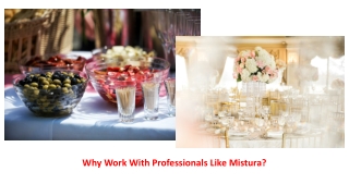 Why Work With Professionals Like Mistura