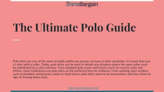 The Ultimate Polo Guide