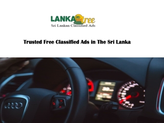 Trusted Free Classified Ads in The Sri Lanka - www.lankatree.lk