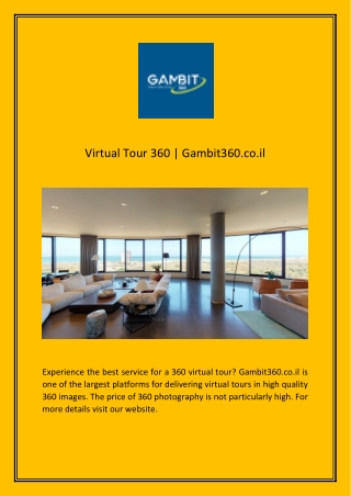 Virtual Tour 360