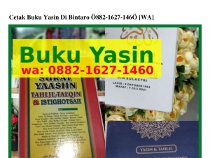 Cetak Buku Yasin Di BintaroCetak Buku Yasin Di Bintaro Ô88ᒿ-l6ᒿ7-lㄐ6Ô{WA}