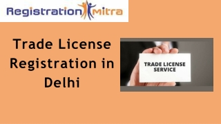 Trade License Registration in Delhi