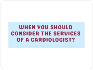 When You Should Consider the Services of a Cardiologist - AMRI Hospitals