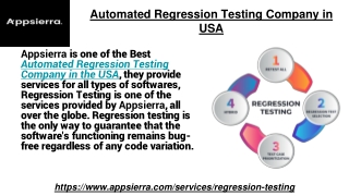 Automated Regression Testing Company in USA