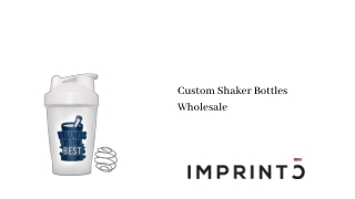 Custom Shaker Bottles Wholesale