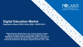 Digital Education Market Research Report With COVID-19 Update