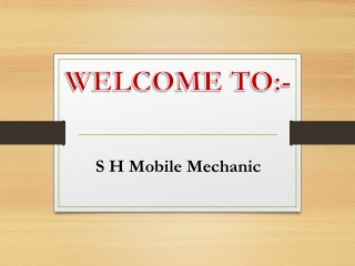 S H Mobile Mechanic