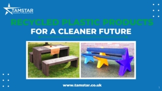 Recycled Plastic Products for a Cleaner Future | Tamstar