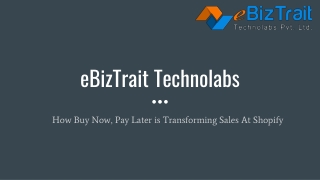 How Buy Now, Pay Later is Transforming Sales At Shopify