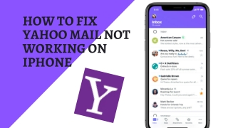 How to Fix Yahoo Mail not Working on iPhone?