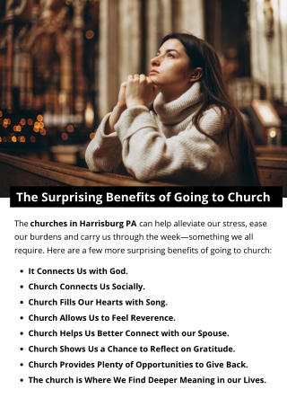 The Surprising Benefits of Going to Church