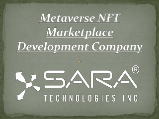 Metaverse NFT Marketplace Development Company