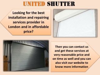 Shutter Repair Central London