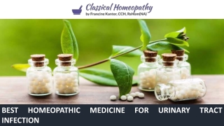 Best Homeopathic Medicine for Urinary Tract Infection