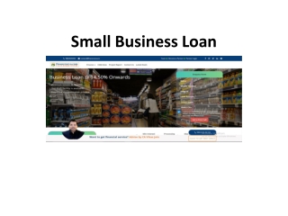 Small Business Loan