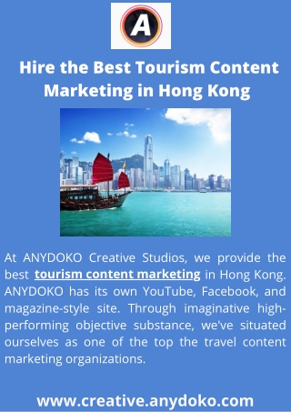 Hire the Best Tourism Content Marketing in Hong Kong