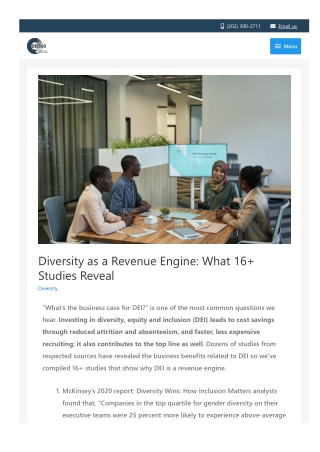 Diversity as a Revenue Engine What 16  Studies Reveal