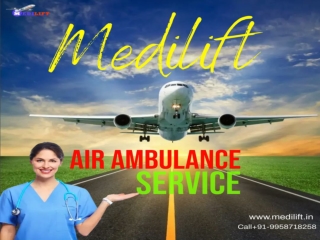 Advance Air Ambulance Services in Amritsar by Medilift