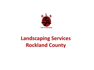 Landscaping Services in Rockland County