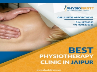 Best physiotherapy Clinic in Jaipur - Physio Firstt