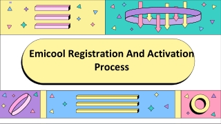 Emicool Registration And Activation Process