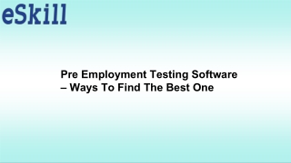 Pre Employment Testing Software – Ways To Find The Best One