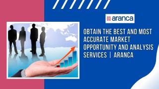 OBTAIN THE BEST AND MOST ACCURATE MARKET OPPORTUNITY AND ANALYSIS SERVICES IN EG