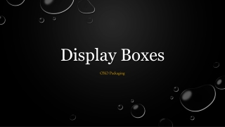 Display Boxes