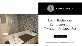 Local Bathroom Renovators in Wynnum & Capalaba