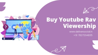 Buy Youtube Rav Viewership