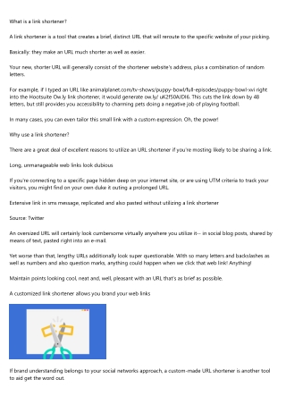 tinyurl: A Simple Definition