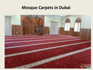 Mosque Carpets in Dubai