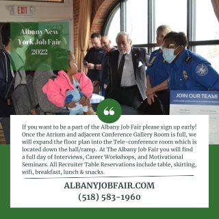 Albany New York Job Fair 2022