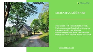 Sale and Purchase of Forest Land