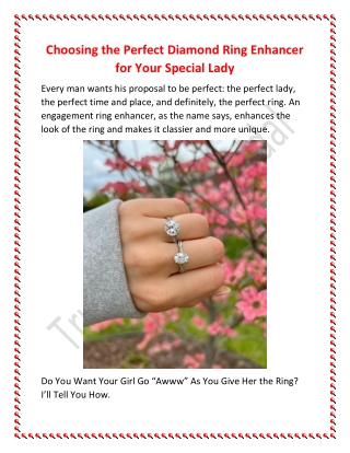 Choosing the Perfect Diamond Ring Enhancer for Your Special Lady_TrueRomanceBridal