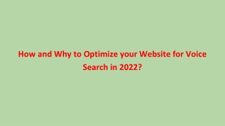 How and Why to Optimize your Website for Voice Search in 2022_