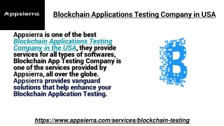 Blockchain Application Testing Company in USA