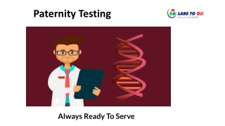 Paternity Testing | Labstogo