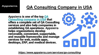 QA Consulting Company in USA