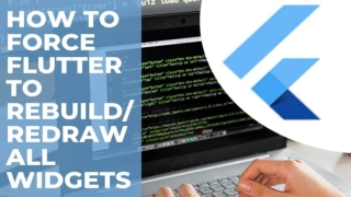 Force Flutter to Rebuild or Redraw All Widgets